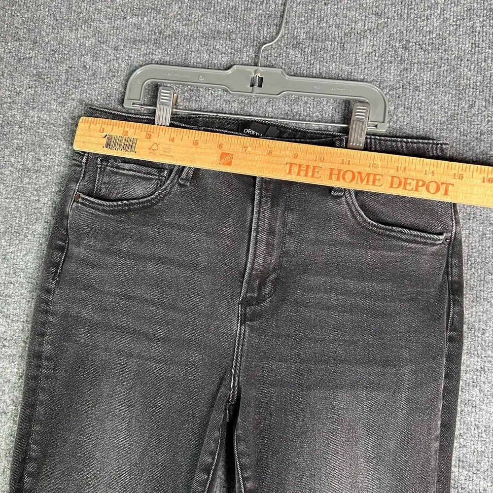 Driftwood Jackie High Rise Jeans Women‎ Size 30 Skinny Tapered Black